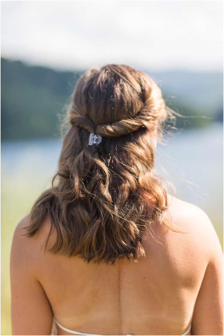 Easy hairstyle for senior photos