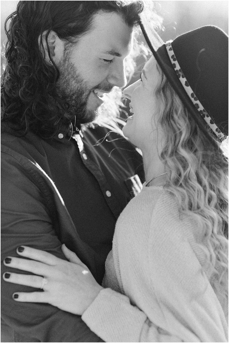 This Skyline Drive fall engagement session was straight fire. The autumn sunset colors of Tanner's Ridge Overlook and these stylish couple were too hot to handle