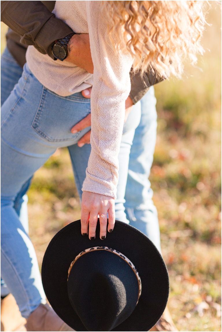 This Skyline Drive fall engagement session was straight fire. The autumn sunset colors of Tanner's Ridge Overlook and these stylish couple were too hot to handle