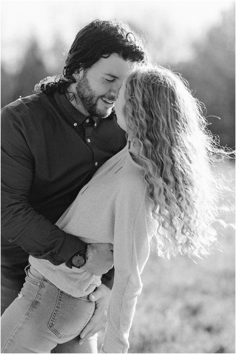 This Skyline Drive fall engagement session was straight fire. The autumn sunset colors of Tanner's Ridge Overlook and these stylish couple were too hot to handle