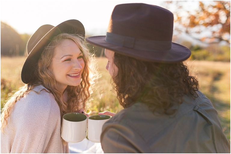This Skyline Drive fall engagement session was straight fire. The autumn sunset colors of Tanner's Ridge Overlook and these stylish couple were too hot to handle