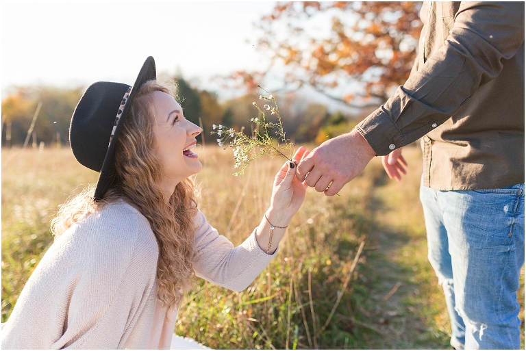 This Skyline Drive fall engagement session was straight fire. The autumn sunset colors of Tanner's Ridge Overlook and these stylish couple were too hot to handle