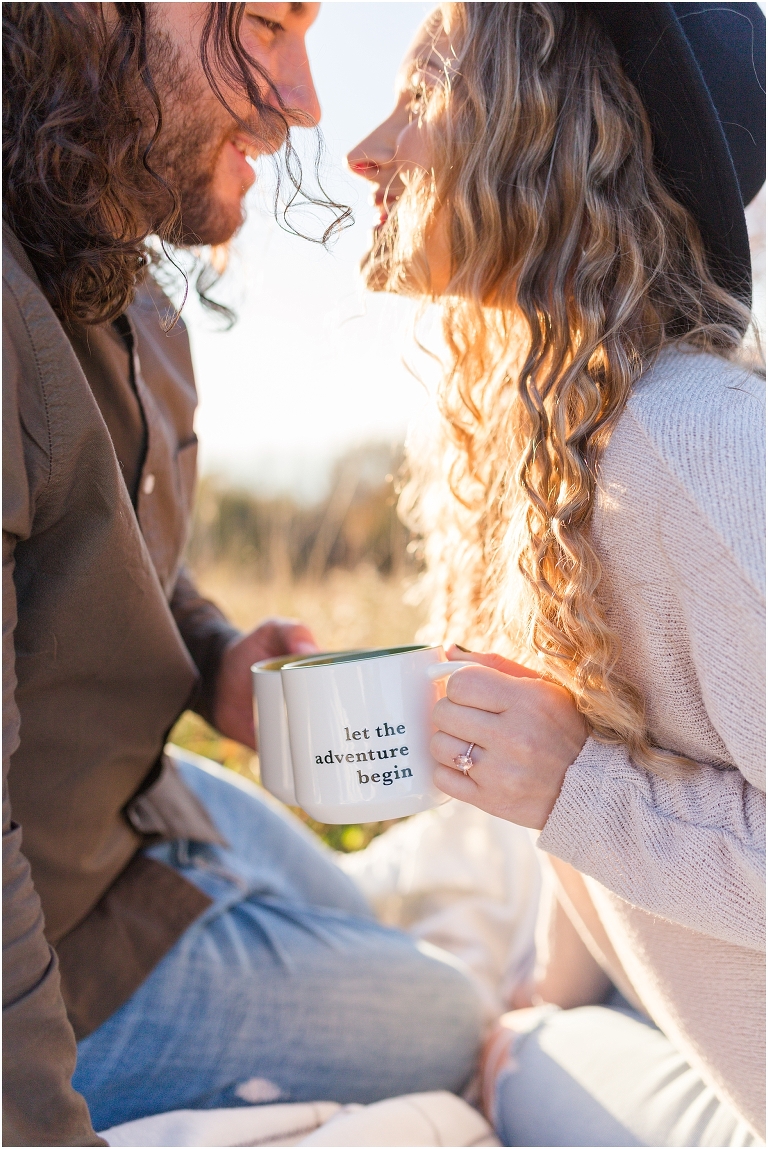 This Skyline Drive fall engagement session was straight fire. The autumn sunset colors of Tanner's Ridge Overlook and these stylish couple were too hot to handle