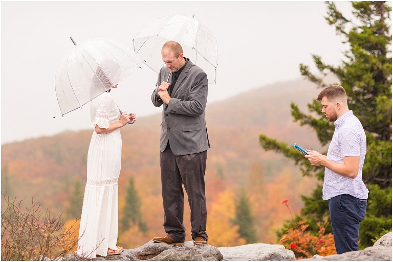 You can have an adventurous vow renewal ceremony out in nature. This couple exchanged wedding vows at their favorite adventure spot with their pastor from church to officiate