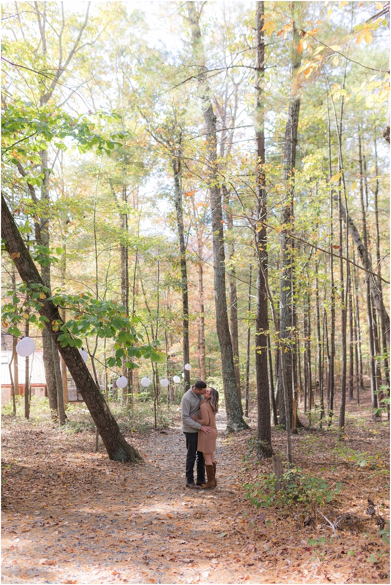 Virginia vow renewal and anniversary session in the autumn forest