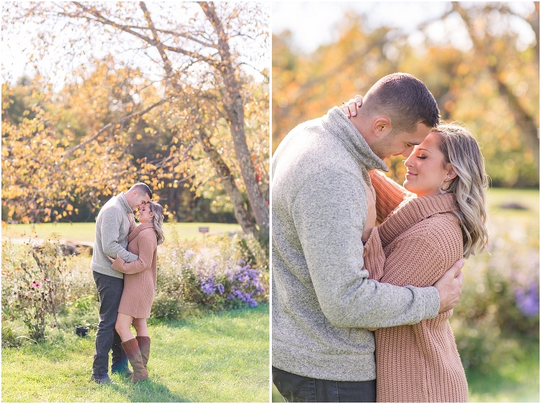 Virginia vow renewal and anniversary session in the autumn light