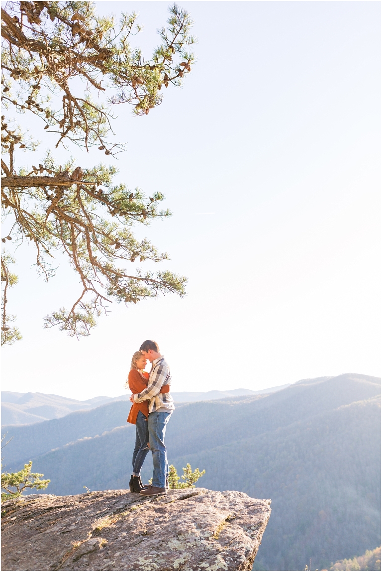 Virginia Wedding and Engagement Photographer Best of 2020 Weddings and Engagements Sydney Kane Photography 20 Minute Cliff Engagement Session Blue Ridge Parkway