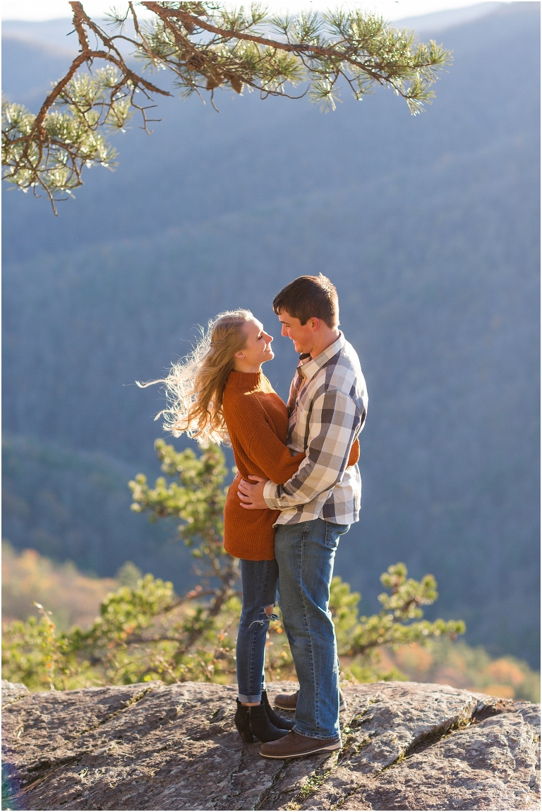 Virginia Wedding and Engagement Photographer Best of 2020 Weddings and Engagements Sydney Kane Photography 20 Minute Cliff Engagement Session Blue Ridge Parkway