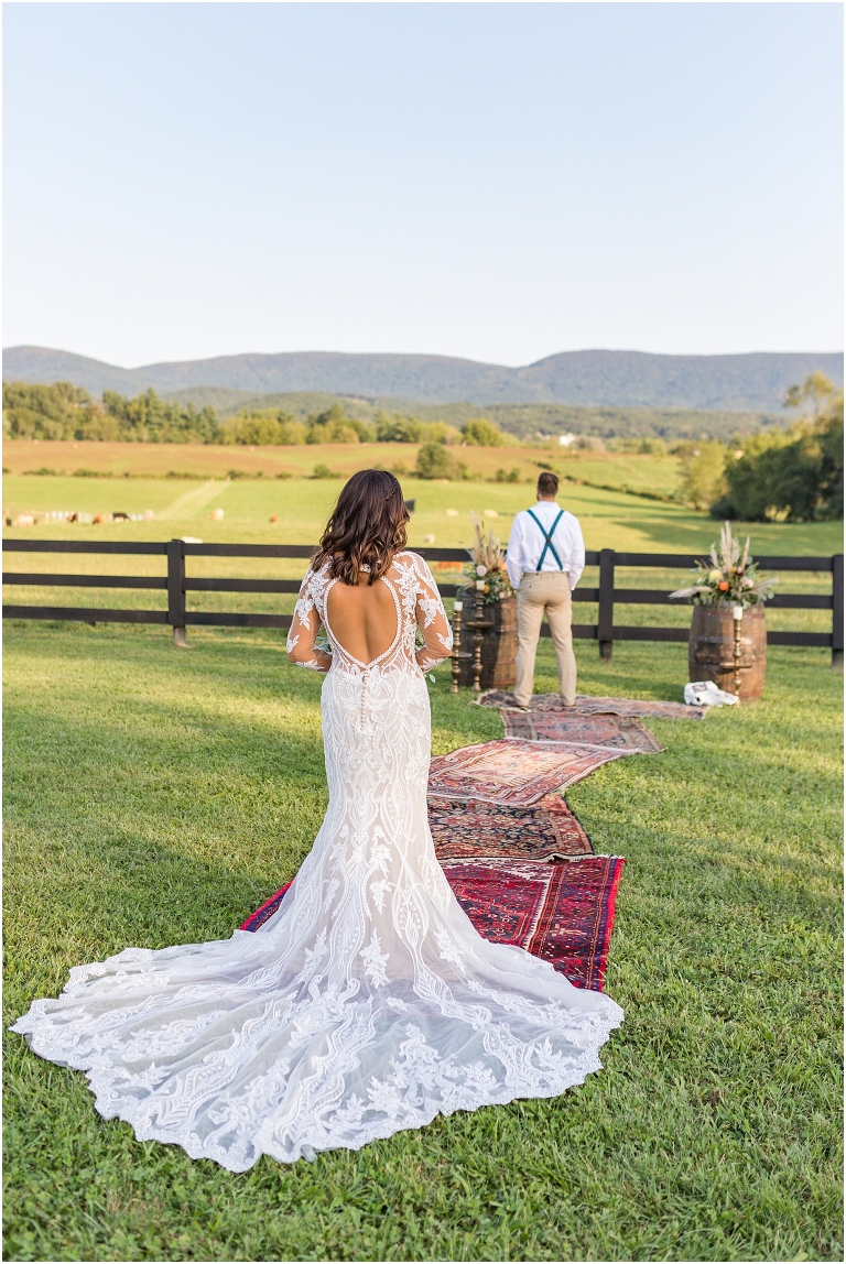 Blog post ideas also include posts about you! What are your favorite things about your job? Mine is this moment just before she walks down the aisle