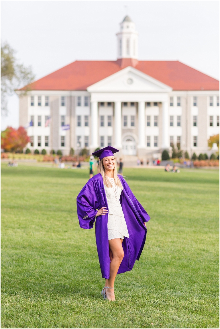 James Madison University (JMU) graduation portraits