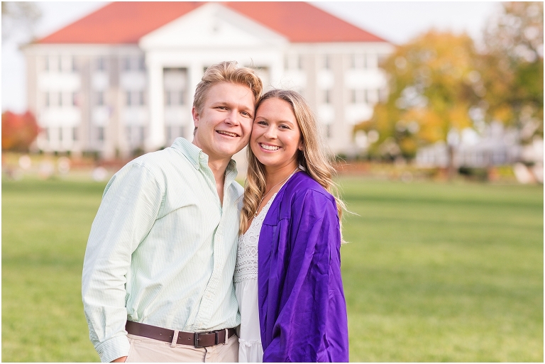 James Madison University (JMU) graduation portraits
