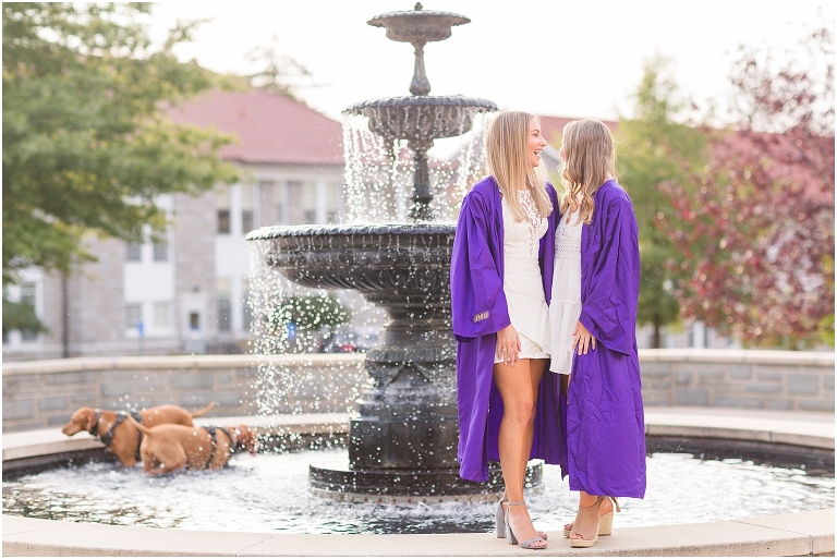 James Madison University (JMU) graduation portraits