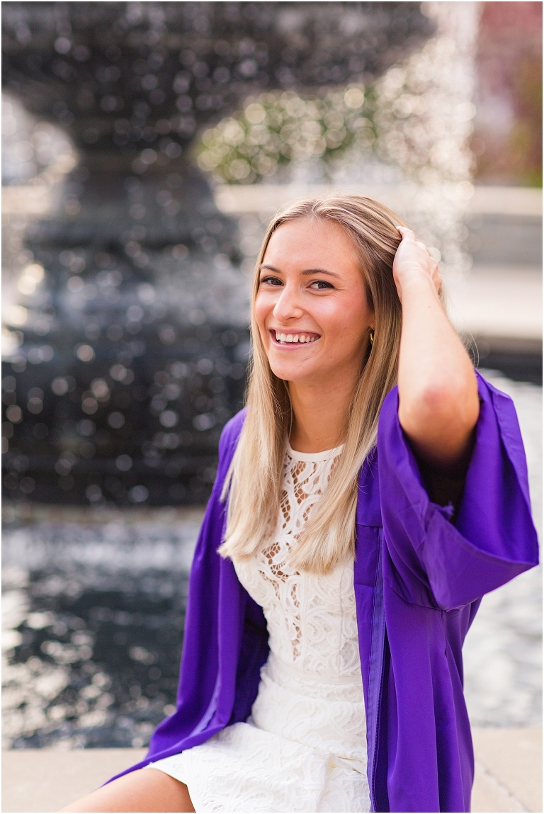 James Madison University (JMU) graduation portraits