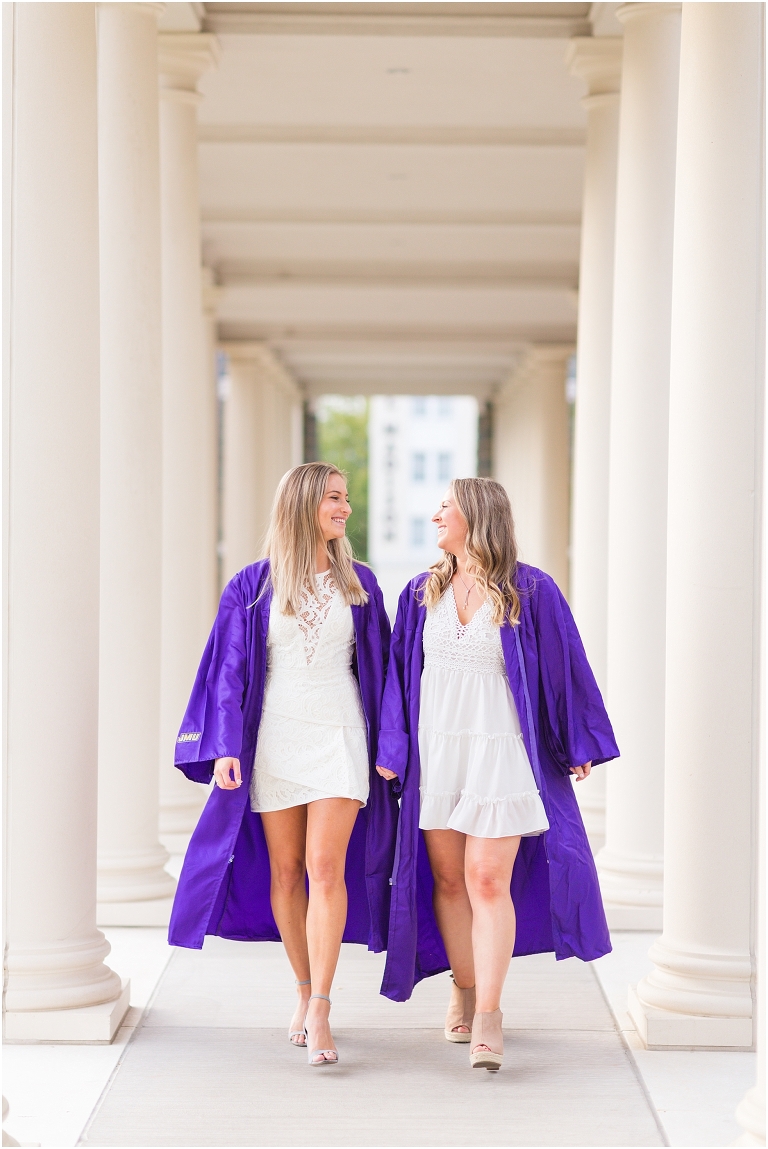 James Madison University (JMU) graduation portraits