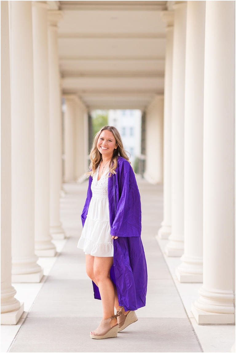 James Madison University (JMU) graduation portraits