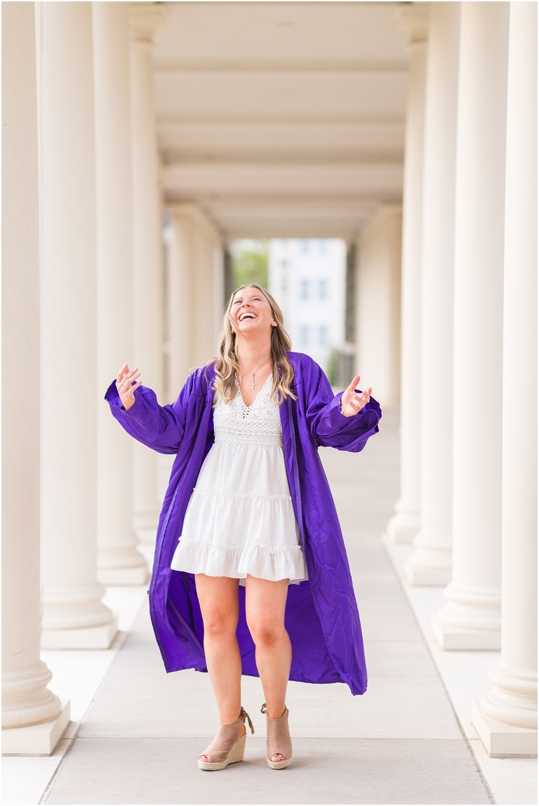 James Madison University (JMU) graduation portraits