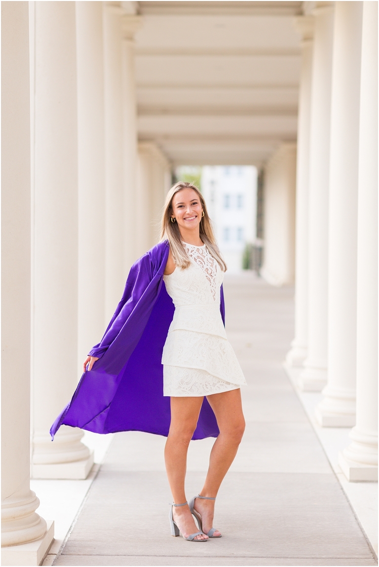 James Madison University (JMU) graduation portraits