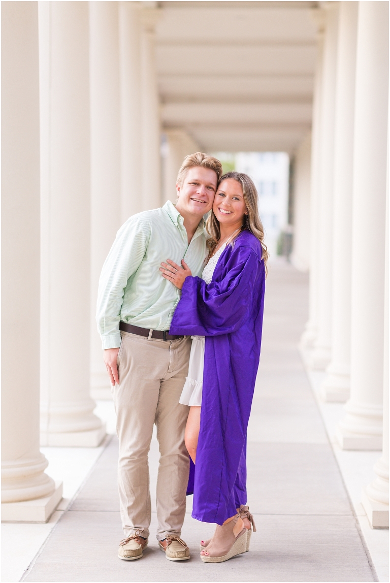 James Madison University (JMU) graduation portraits
