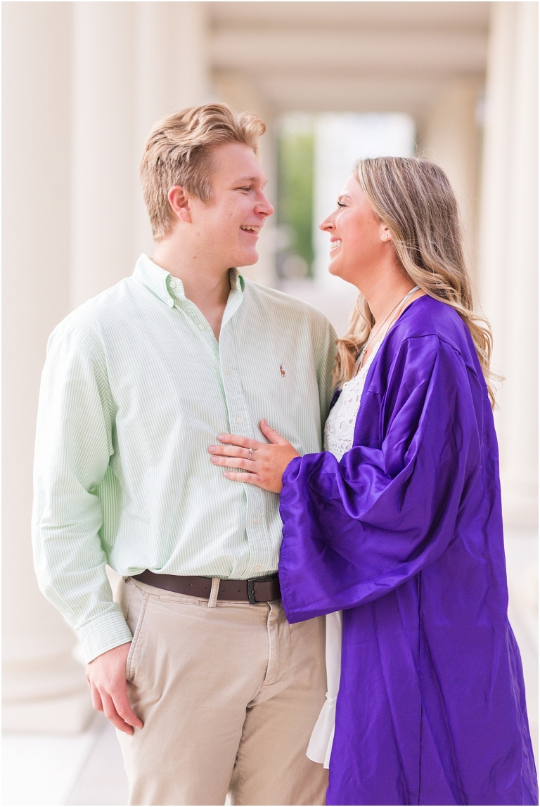 James Madison University (JMU) graduation portraits
