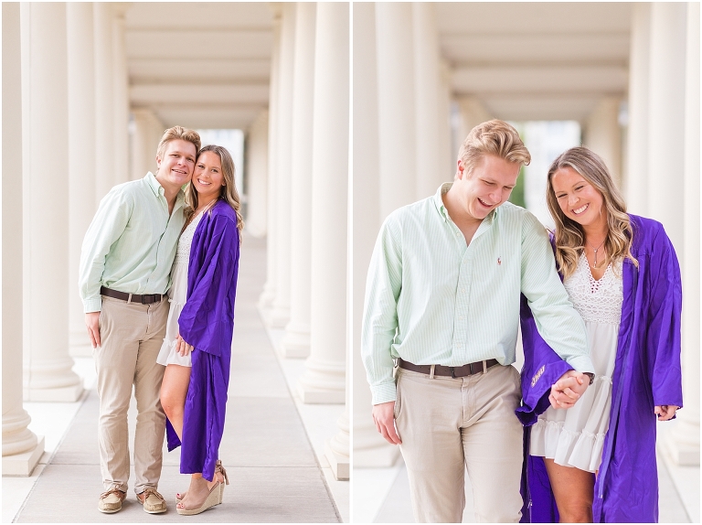 James Madison University (JMU) graduation portraits