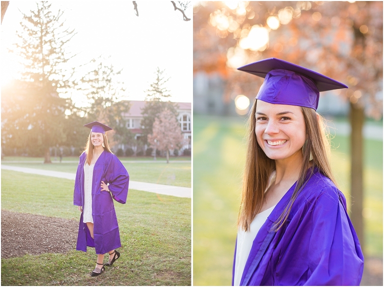 When should you take your JMU graduation portraits? The James Madison University Quad can be decorated for Christmas in December