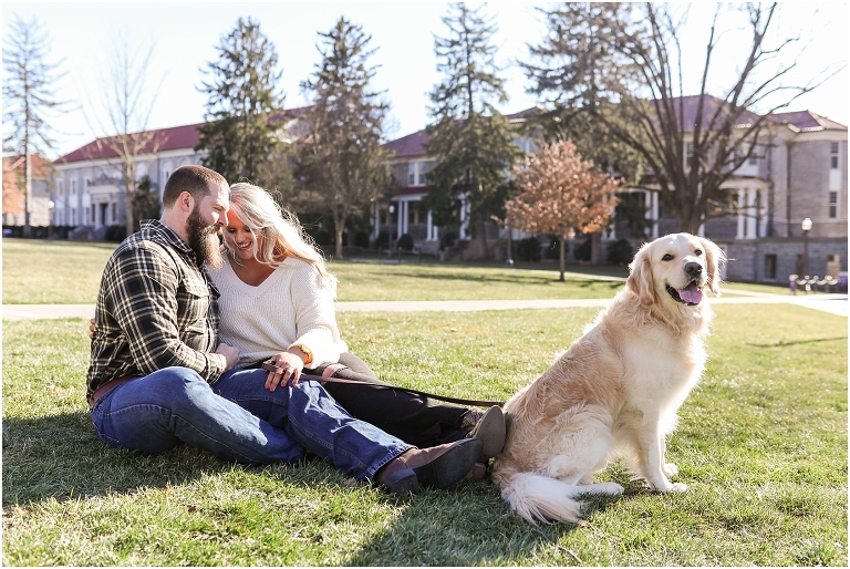 When should you take your JMU graduation portraits? The James Madison University Quad can be cold in February