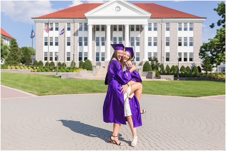 When should you take your JMU graduation portraits? The James Madison University Quad can be hot in June, July, and August