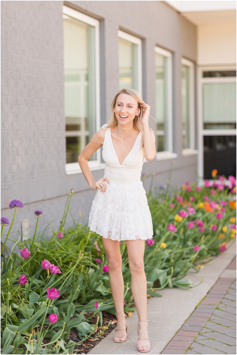 When should you take your JMU graduation portraits? The James Madison University Quad can be warm and beautiful in May