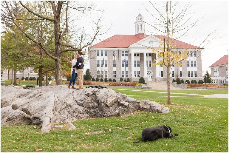 When should you take your JMU graduation portraits? The James Madison University Quad can be cold in November