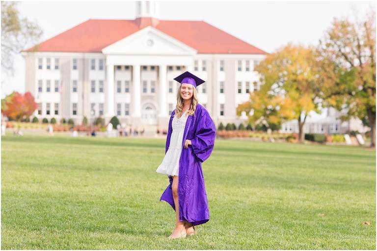 When should you take your JMU graduation portraits? The James Madison University Quad can be filled with fall foliage in October