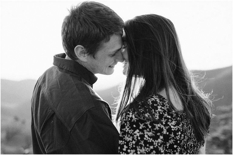 Engagement session at Blackrock Summit in Virginia. The views were amazing and the sunset was meant for this session. 