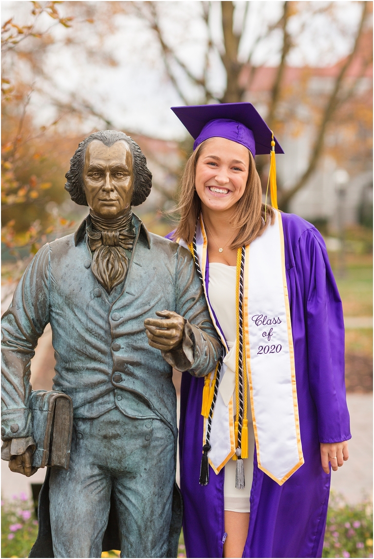 James Madison University (JMU) graduation portraits