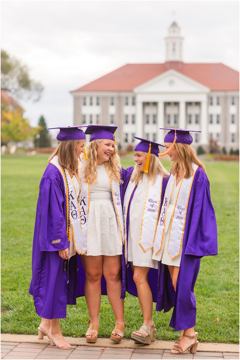 James Madison University (JMU) graduation portraits