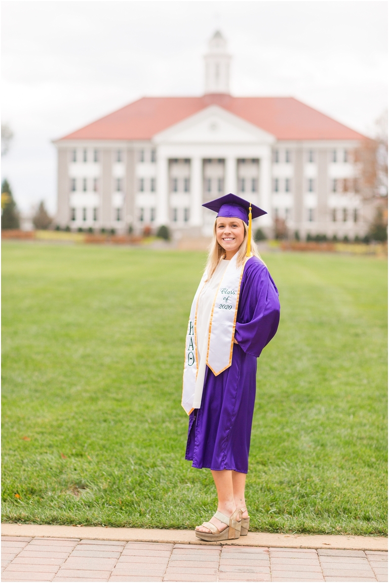 James Madison University (JMU) graduation portraits