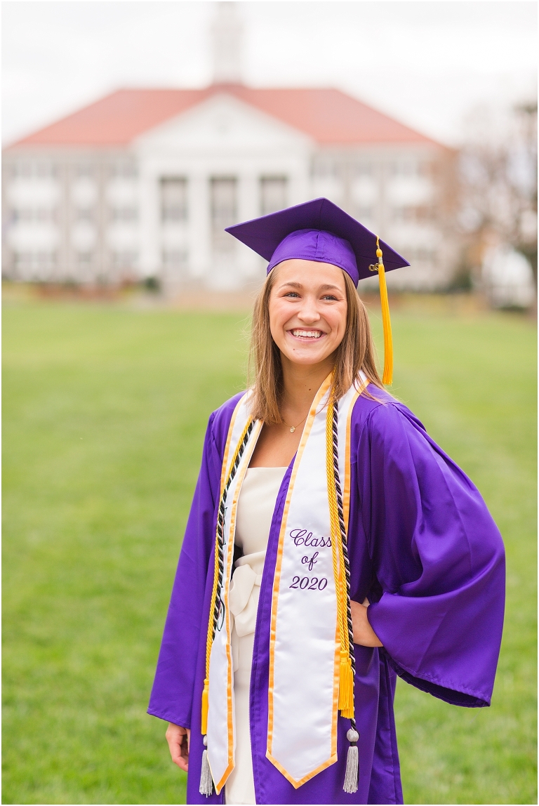 James Madison University (JMU) graduation portraits