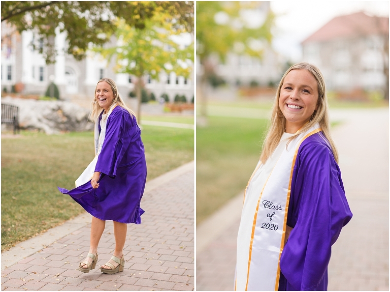 James Madison University (JMU) graduation portraits