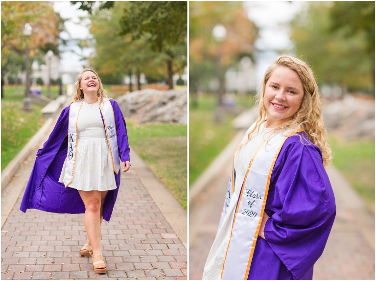 James Madison University (JMU) graduation portraits