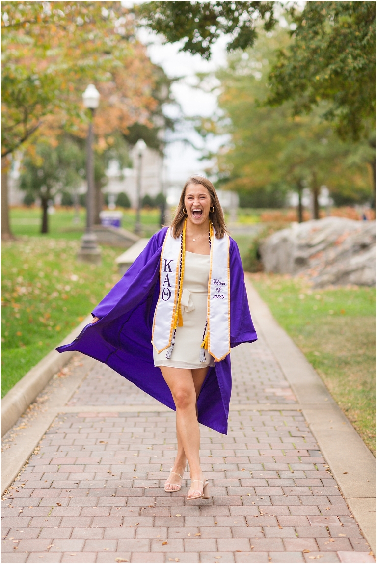 James Madison University (JMU) graduation portraits