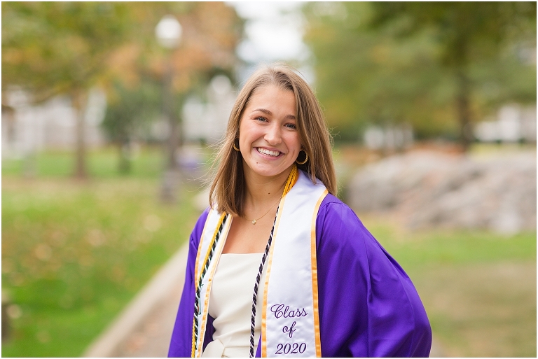 James Madison University (JMU) graduation portraits