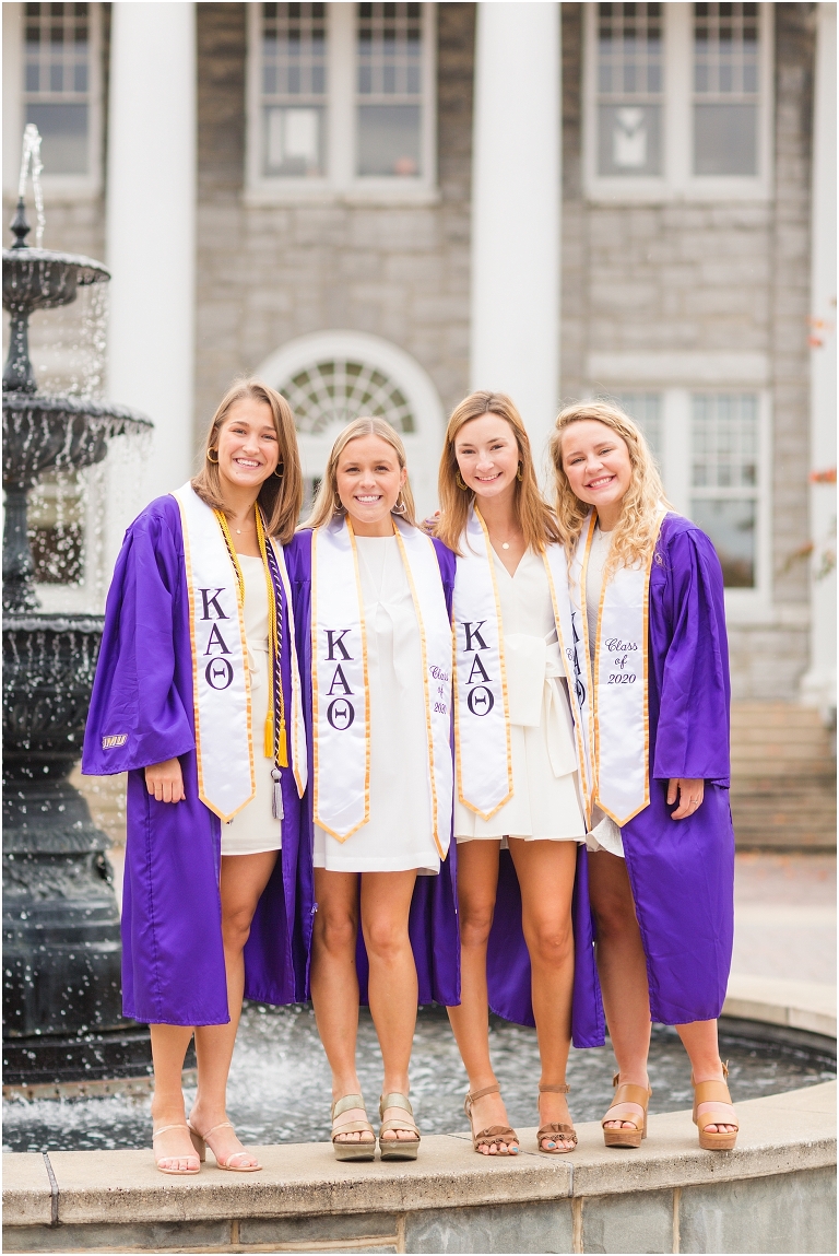 James Madison University (JMU) graduation portraits