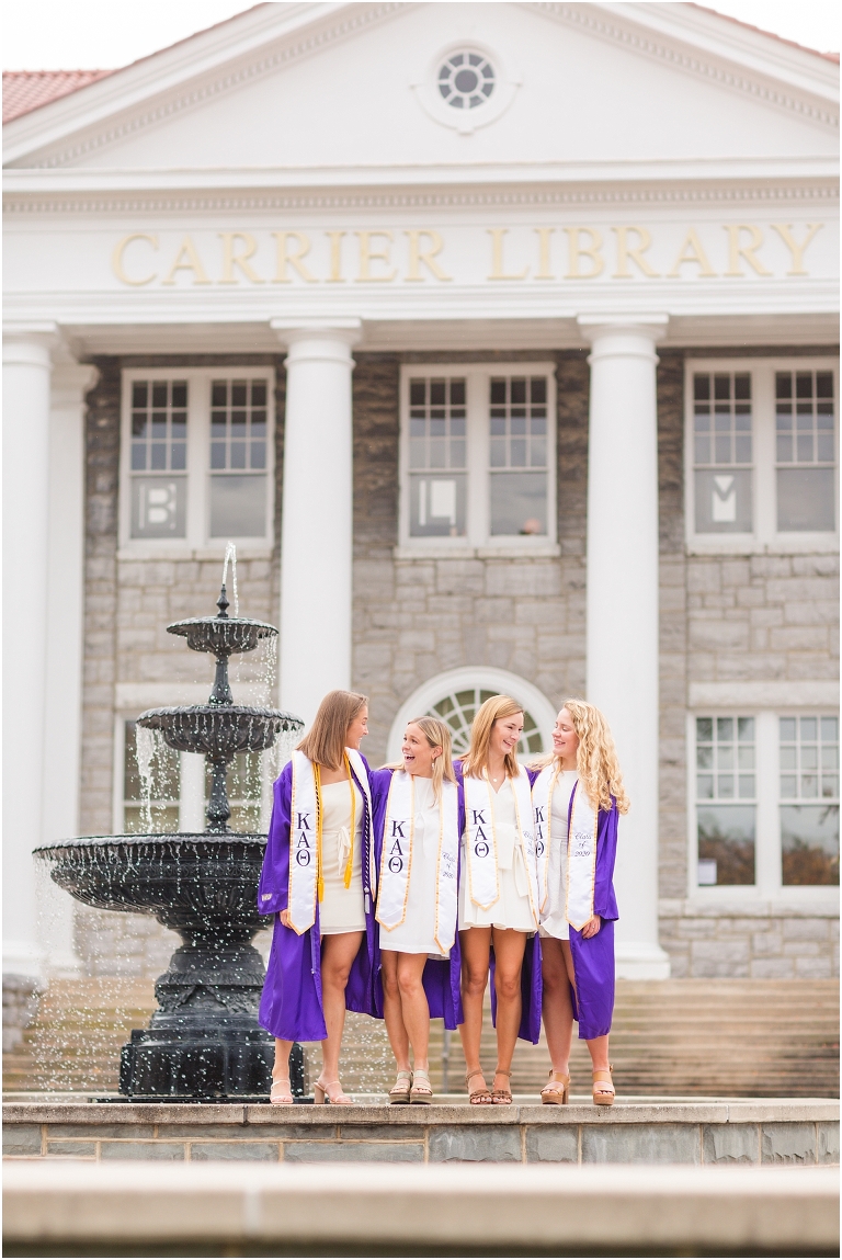 James Madison University (JMU) graduation portraits