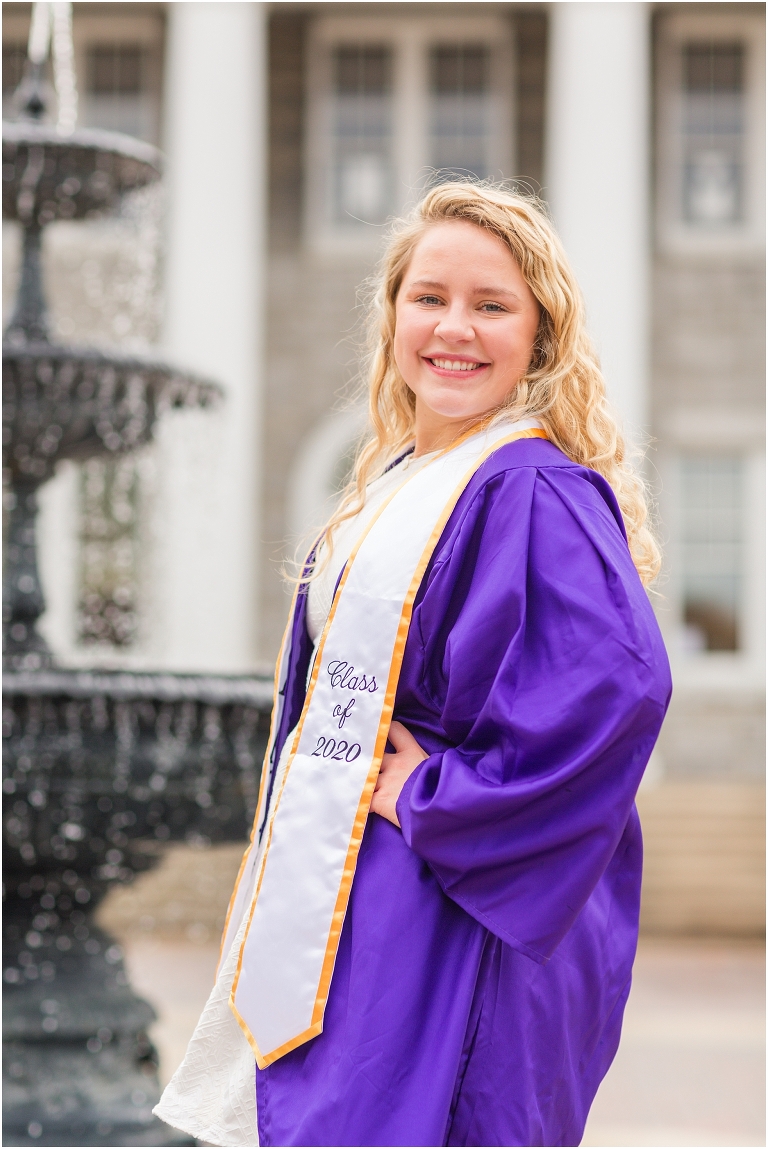 James Madison University (JMU) graduation portraits