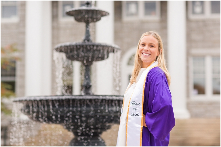 James Madison University (JMU) graduation portraits