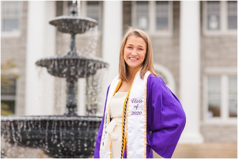 James Madison University (JMU) graduation portraits