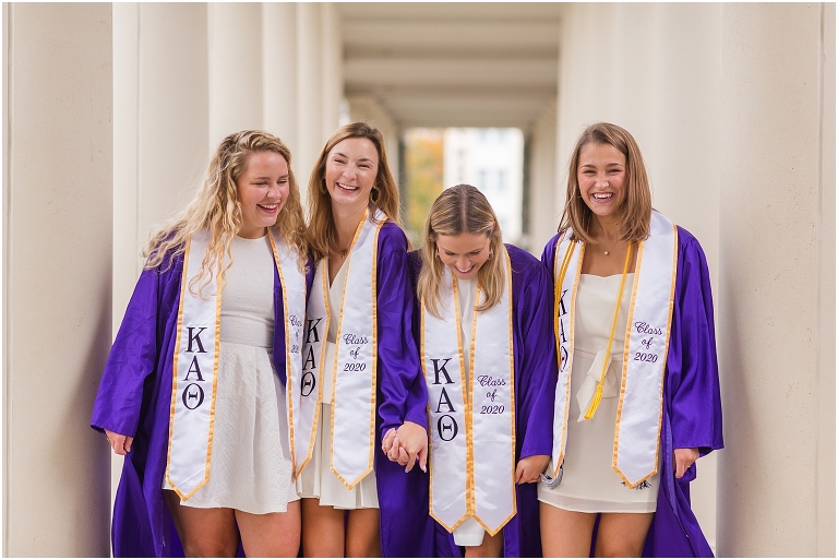 James Madison University (JMU) graduation portraits