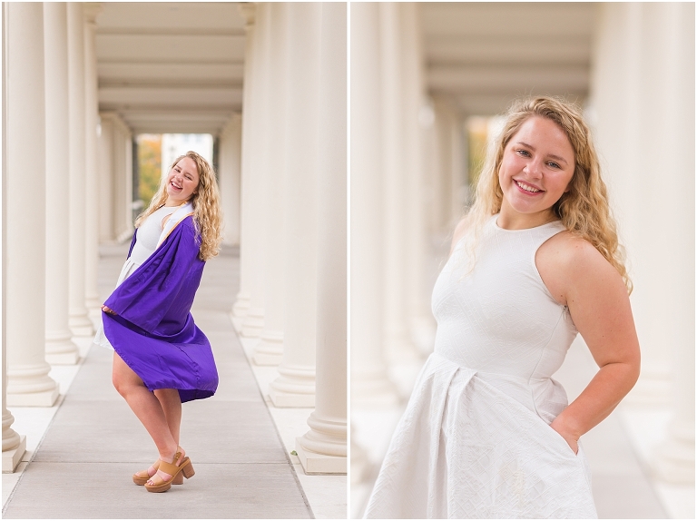 James Madison University (JMU) graduation portraits