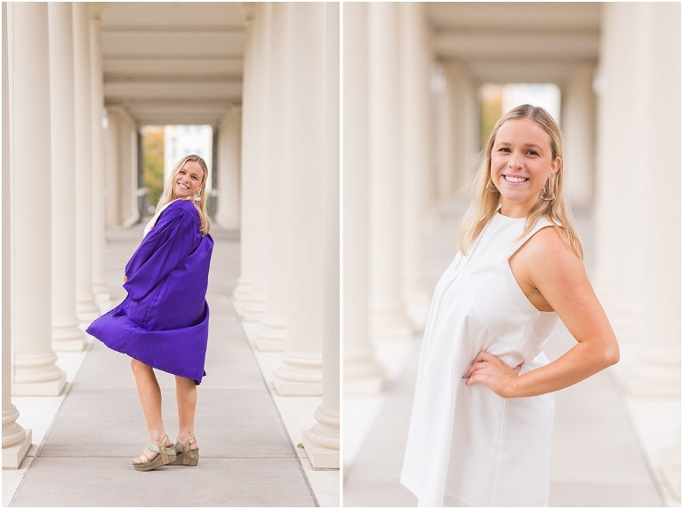 James Madison University (JMU) graduation portraits