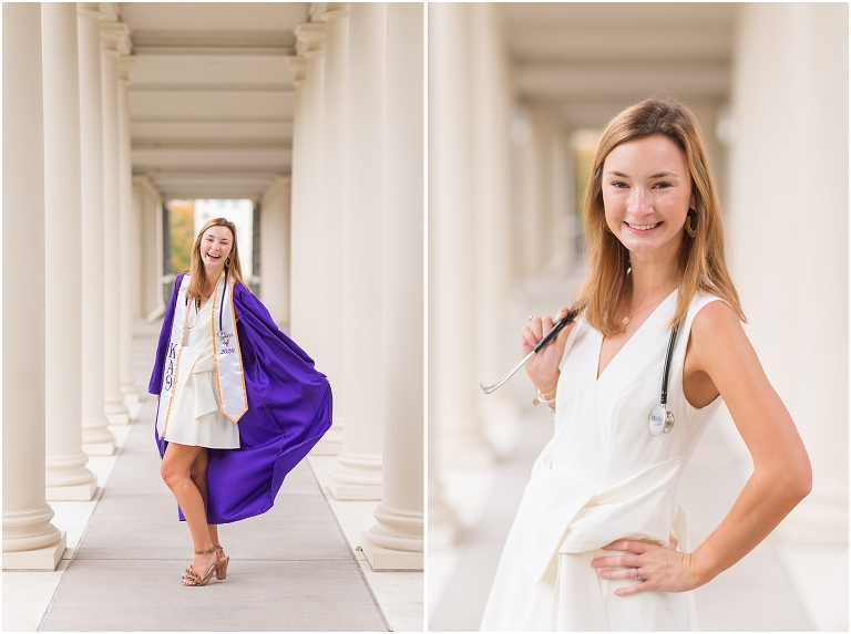 James Madison University (JMU) graduation portraits