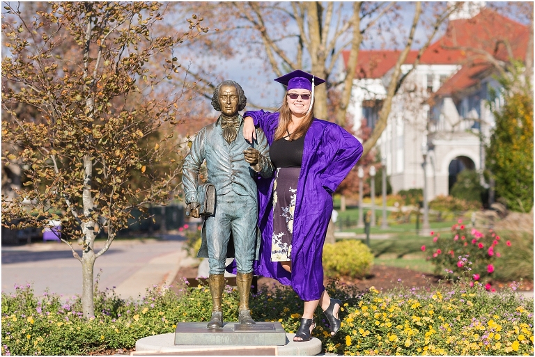 James Madison University (JMU) graduation portraits