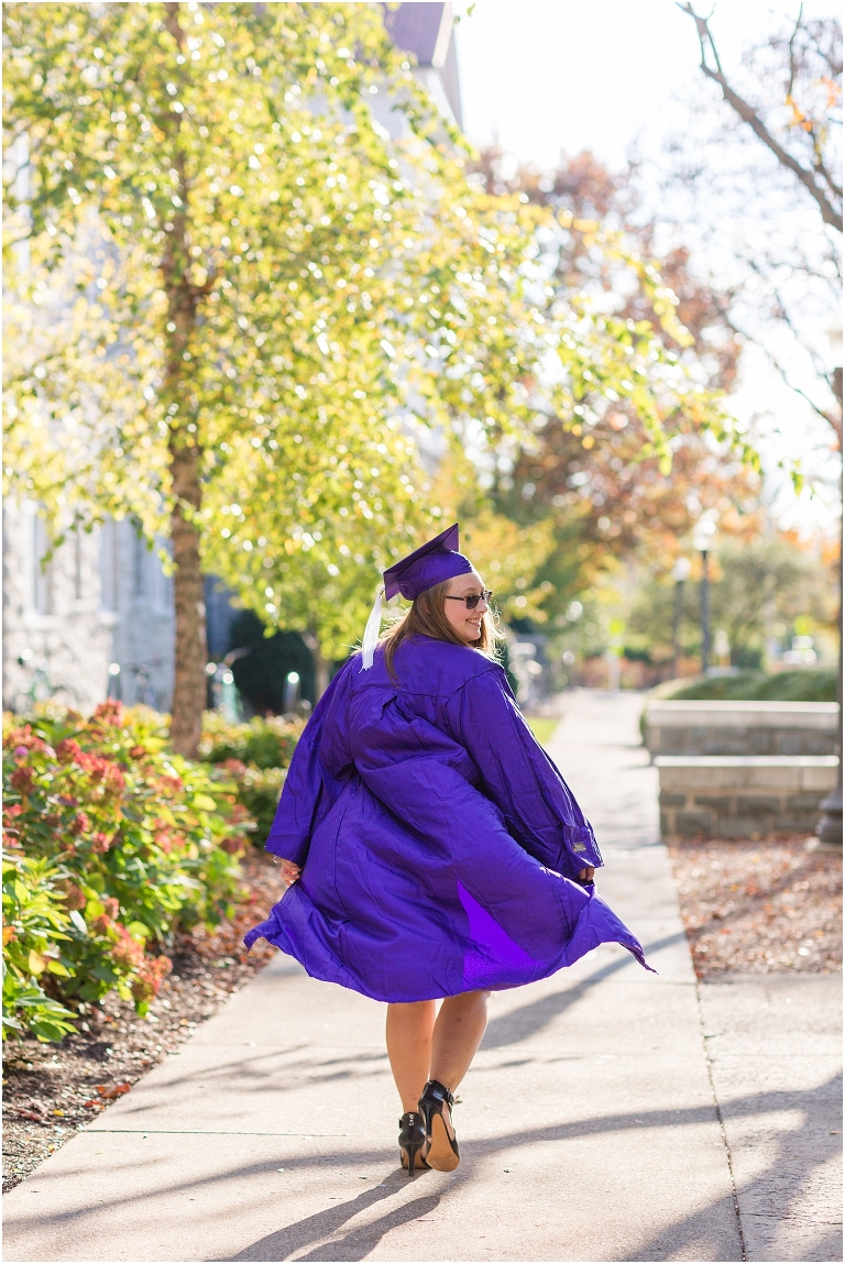 James Madison University (JMU) graduation portraits